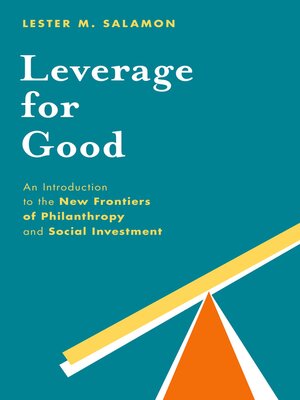 cover image of Leverage for Good